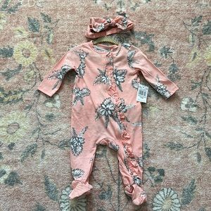 Jessica Simpson Onesie + Matching Headband